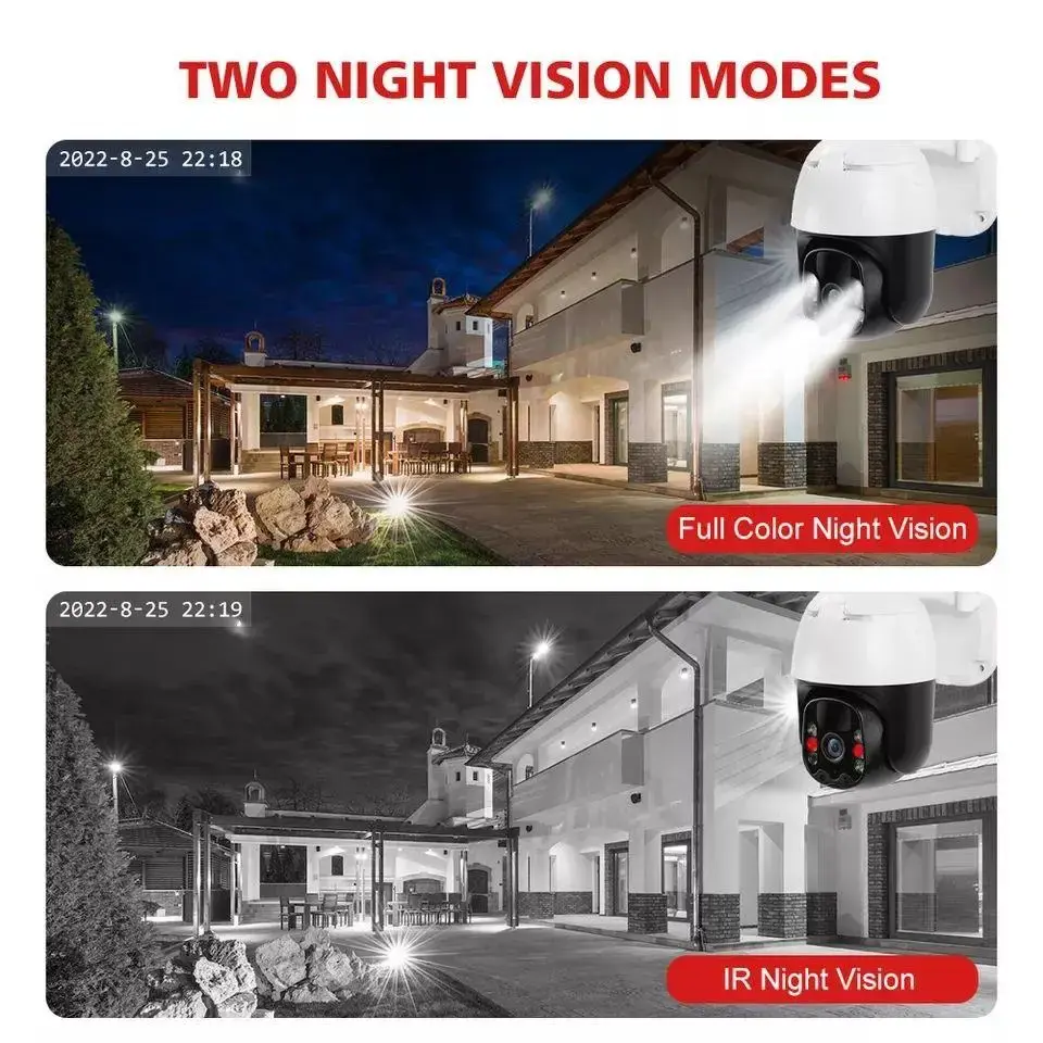 Поворотна погодозахисна сонячна камера безпеки 4G solar cam 1080P - Зображення 4