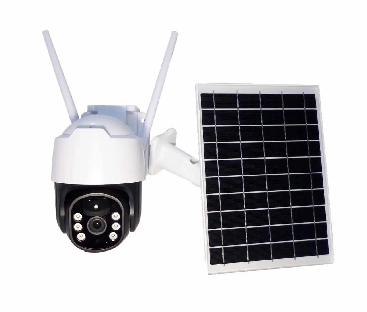 Поворотна погодозахисна сонячна камера безпеки 4G solar cam 1080P - Зображення 2