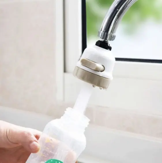 Поворотний аератор-насадка на кран для економії води Homegoods H23 3 режими розпилення, для крана - Зображення 5