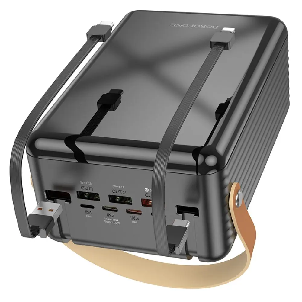 Power Bank Borofone BJ32 Terra 22.5W 80000mAh Black - Зображення 3