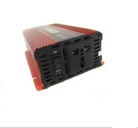 Перетворювач напруги для авто 12V-220V 500W з LCD дисплеєм - Зображення 4