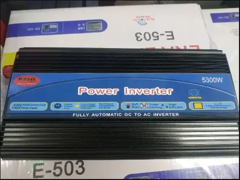 Перетворювач напруги Power Inverter WX 5300W 24V - Зображення 3