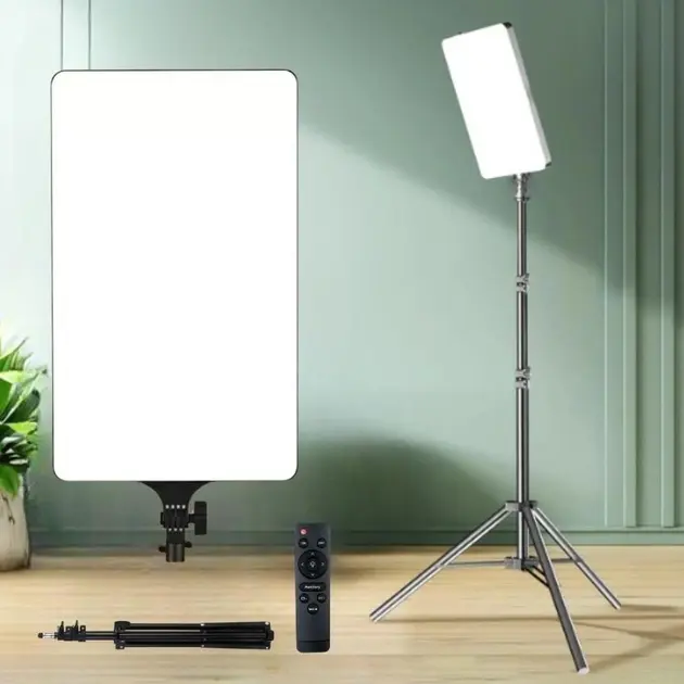 Прямокутна LED лампа 33х23cм RL-16 з пультом світлодіодний відеосвітло для фото та відеозйомки - Зображення 2