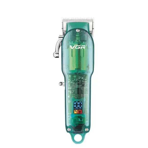 Професійна стрижкова машинка VGR Professional Clipper Transparent V-660 - Зображення 4