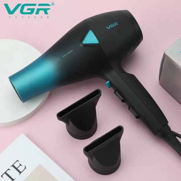 Професійний потужний фен для волосся VGR V-455 з холодним та гарячим повітрям 2400 Вт - Зображення 2