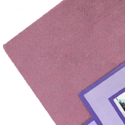 лавандове Простирадло махрове на резинці з наволочками Anisa (220х240+30 см) - Зображення 2