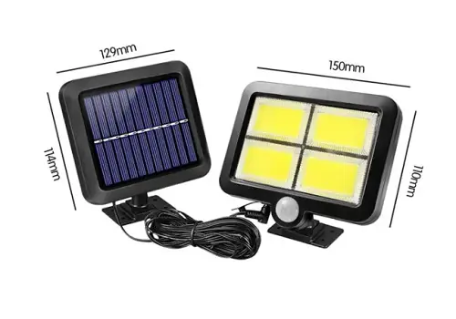 Вуличний світильник на сонячній батареї solar street BK128-4COB - Зображення 2