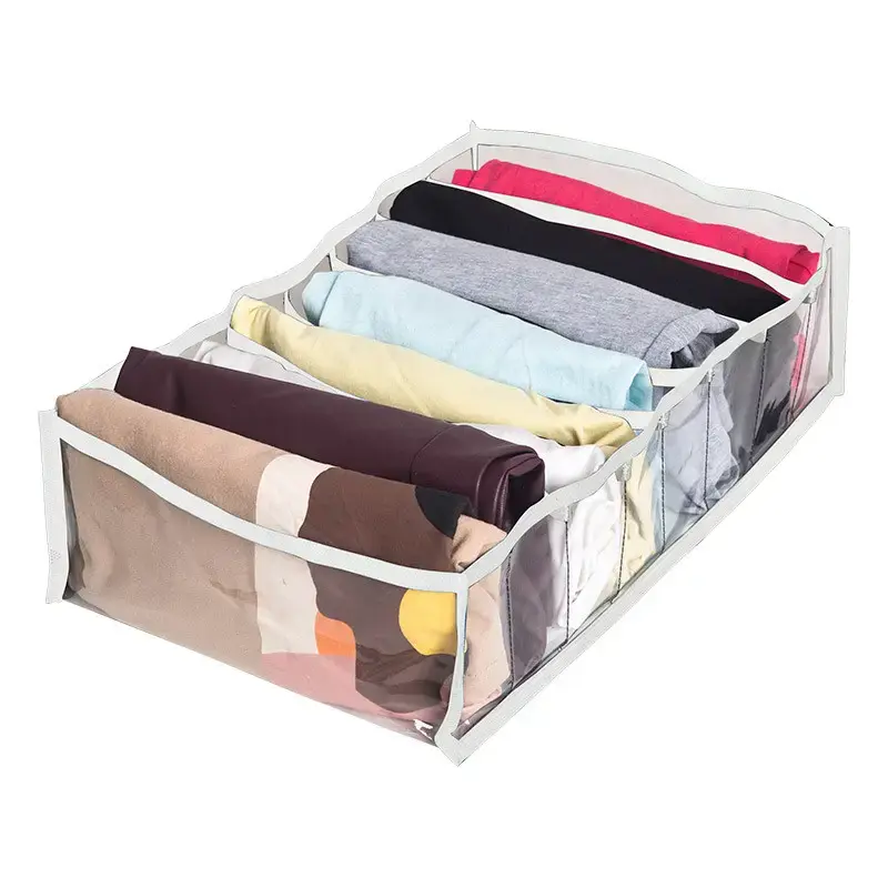 Прозорий органайзер для шкарпеток з чорною окантовкою РОЗМІР 30*30 - Зображення 2