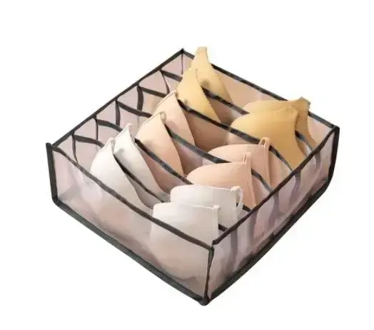 Прозорий органайзер для шкарпеток з чорною окантовкою РОЗМІР 30*30 - Зображення 4