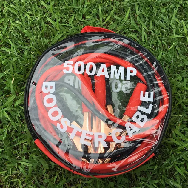 Пускові дроти прикурювання 500A професійні з максимальним струмом пуску для заряджання акумулятора - Зображення 2