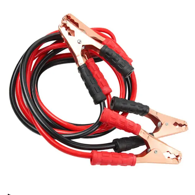 Пускові дроти прикурювання 500A професійні з максимальним струмом пуску для заряджання акумулятора - Зображення 3