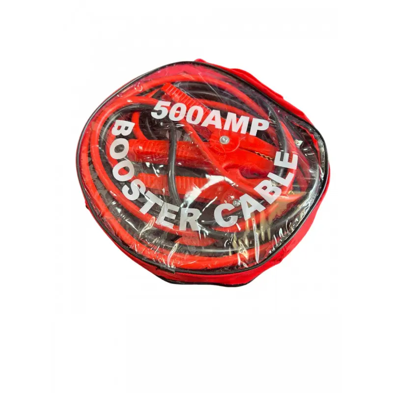 Пускові дроти прикурювання 500A професійні з максимальним струмом пуску для заряджання акумулятора - Зображення 5