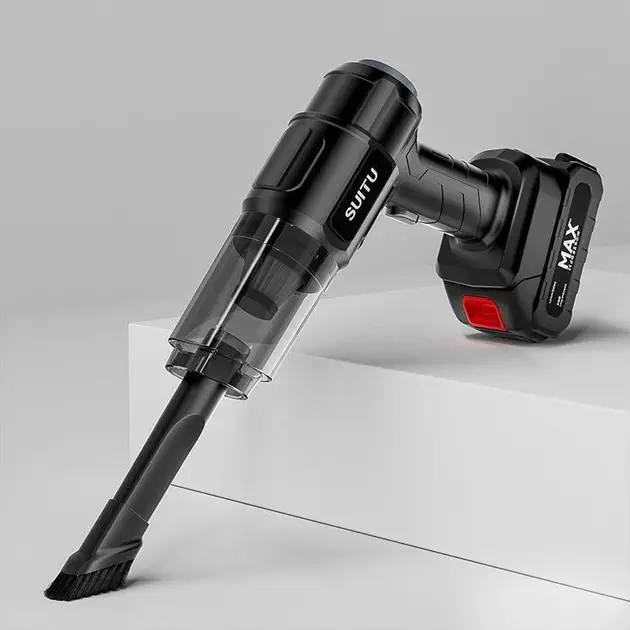 Автомобільний пилосос потужний бездротовий акумуляторний, 4 насадок - Зображення 3