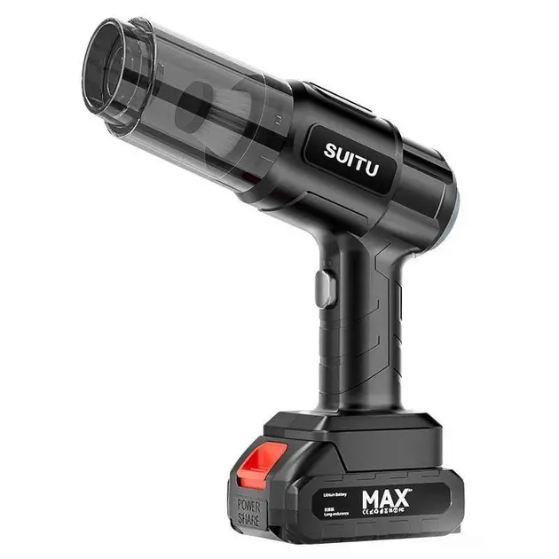 Автомобільний пилосос потужний бездротовий акумуляторний, 4 насадок - Зображення 6