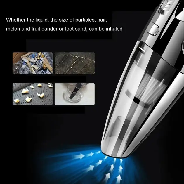 Автомобільний пилосос VACCUM CLEANER E-6 XL-830 - Зображення 3