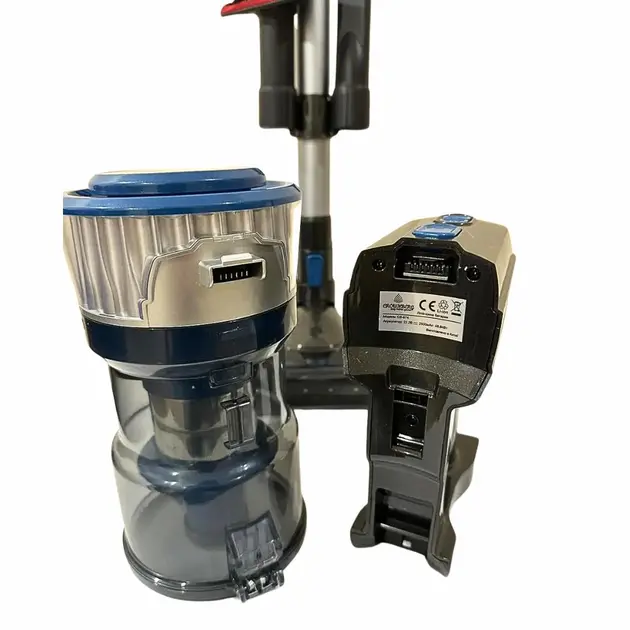 Пилосос ручний 3в1 Crownberg CB 674 акумуляторний циклононого типу потужністю 2500Вт з підсвічуванням щітки - Зображення 3