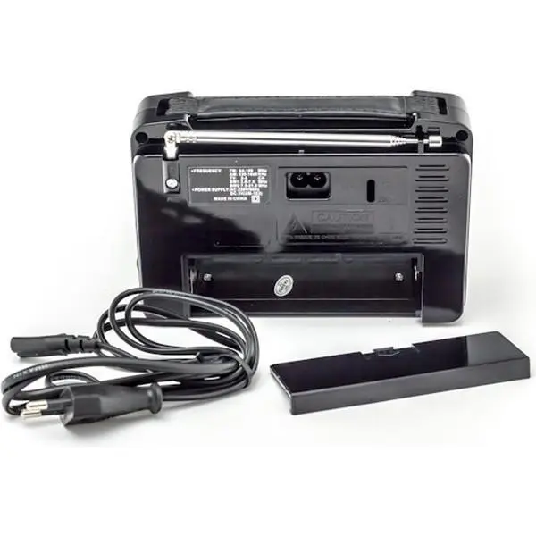 Радіоприймач акумуляторний Golon RX-607 AC Black - Зображення 5