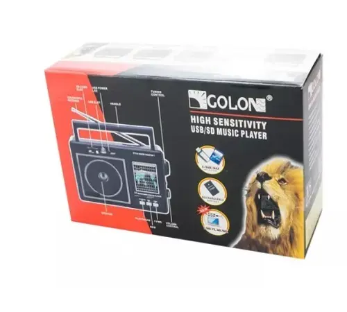 Радіоприймач Golon RX-99UAR (чорний) - Зображення 3