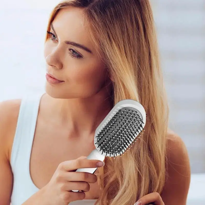 Гребінець для волосся | Щітка для волосся, що самоочищається | Масажний гребінець для шкіри голови - Зображення 2