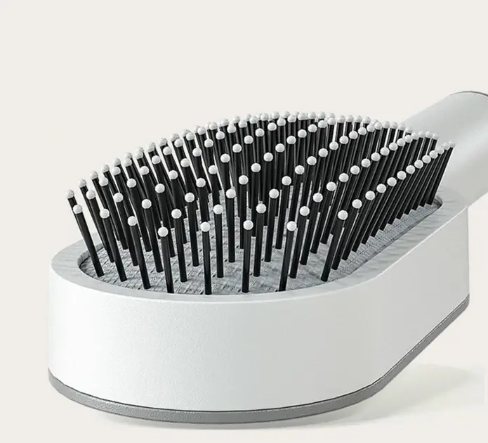 Гребінець для волосся | Щітка для волосся, що самоочищається | Масажний гребінець для шкіри голови