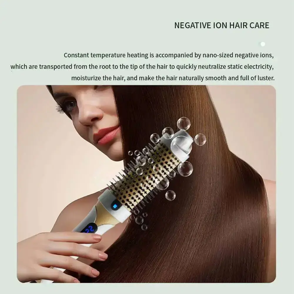 Гребінець для завивки "три в одному" з негативними іонами AND LY-946 - Зображення 3