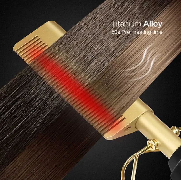 Гребінець Grand XL-210 для випрямлення волосся 2 в 1, електрична щітка - Зображення 6