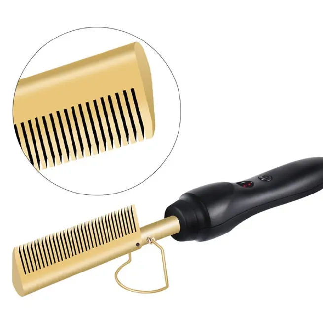 Гребінець Grand XL-210 для випрямлення волосся 2 в 1, електрична щітка - Зображення 2