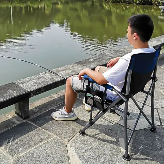 Розкладне крісло Lesko S4577 98*56*58 см туристичне - Зображення 3