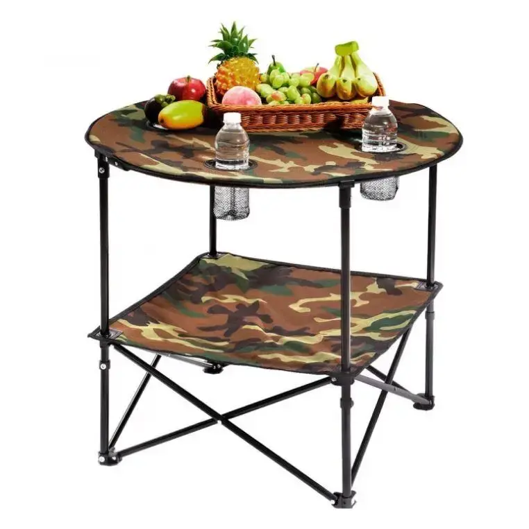 Розкладний набір для пікніка, круглий стіл та 4 стільці, компактна сумка GP4264 - Зображення 4