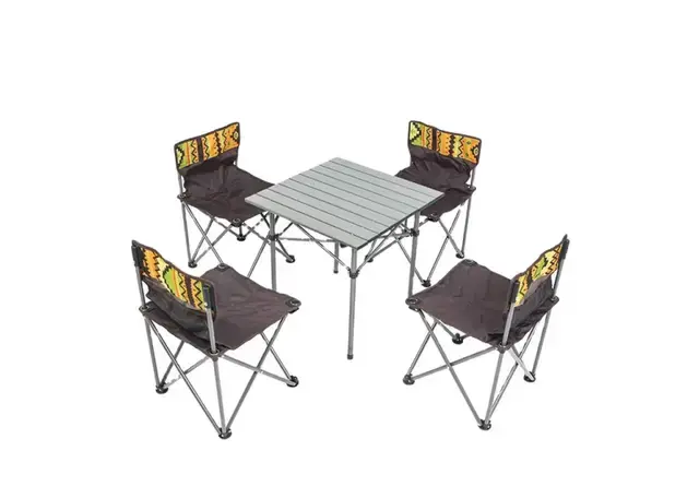 Розкладний набір для пікніка з системою Павук, 4 стільці в сумці - Зображення 3