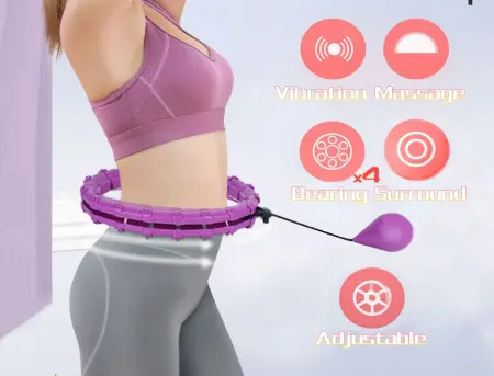 Розбірний масажний обруч - хулахуп із вантажем для схуднення - Зображення 4