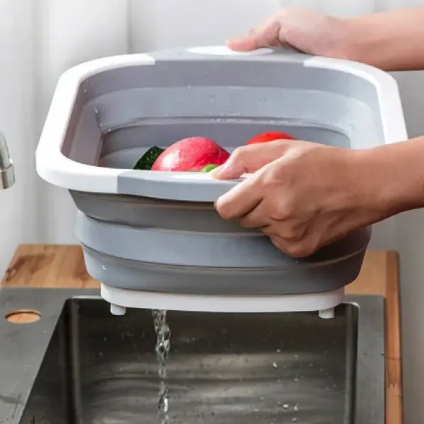 Обробна дошка 2 в 1 Chopper Дошка-миска, дошка контейнер, силіконова дошка - Зображення 5