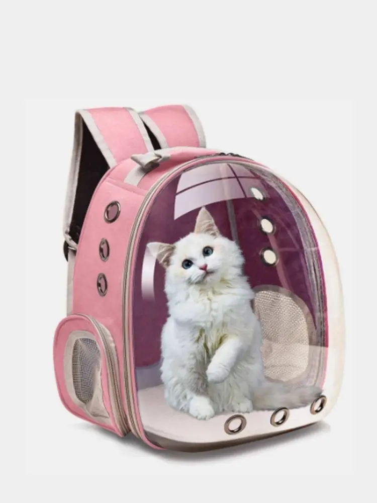 Переноска-рюкзак ілюмінатор для котів та собак зі сферичним ілюмінатором - Зображення 4