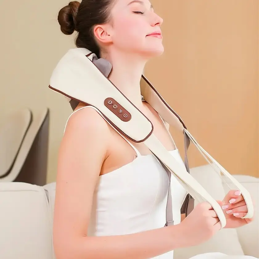 Роликовий масажер для шиї та спини, USB, MASSAGER XL-653 / Електричний масажер - Зображення 2