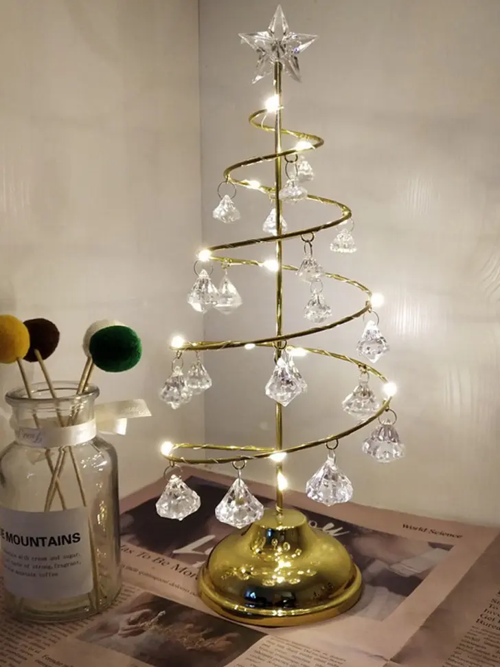 Різдвяна ялинка Usb на новий рік / Різдвяна світлодіодна лампа для прикраси - Зображення 5