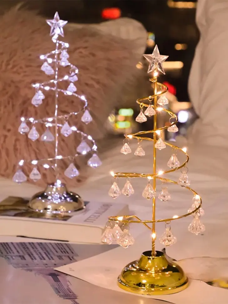 Різдвяна ялинка Usb на новий рік / Різдвяна світлодіодна лампа для прикраси - Зображення 6