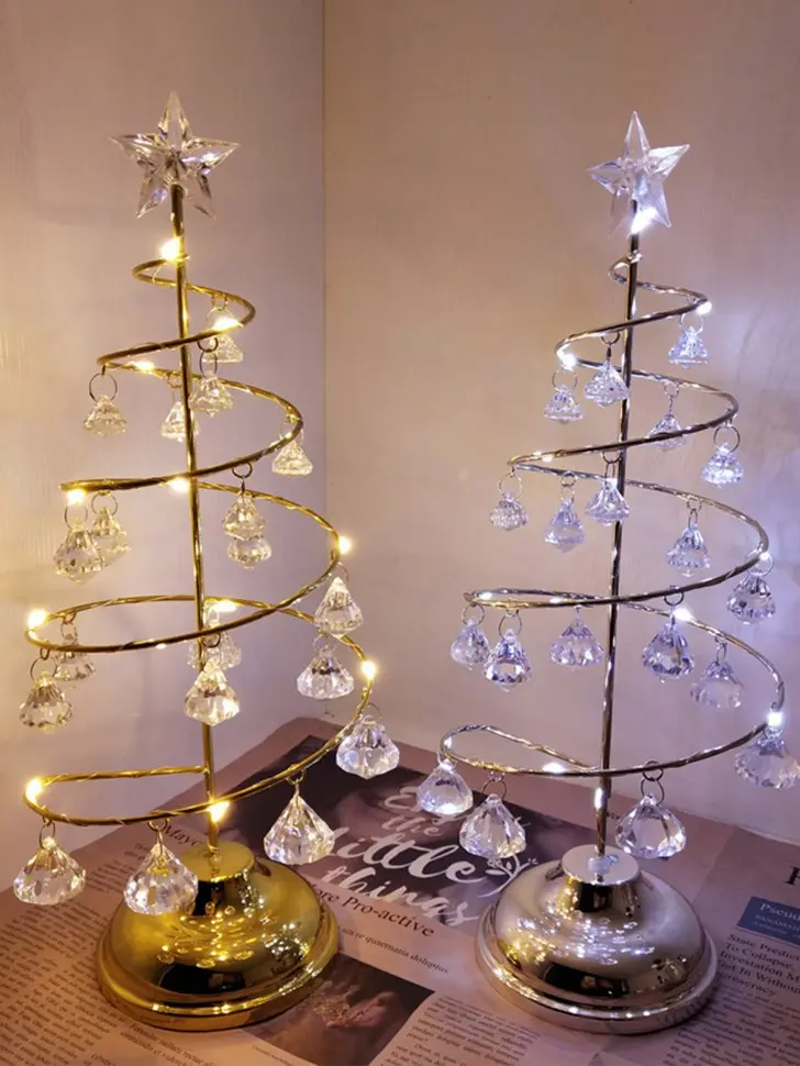 Різдвяна ялинка Usb на новий рік / Різдвяна світлодіодна лампа для прикраси - Зображення 4