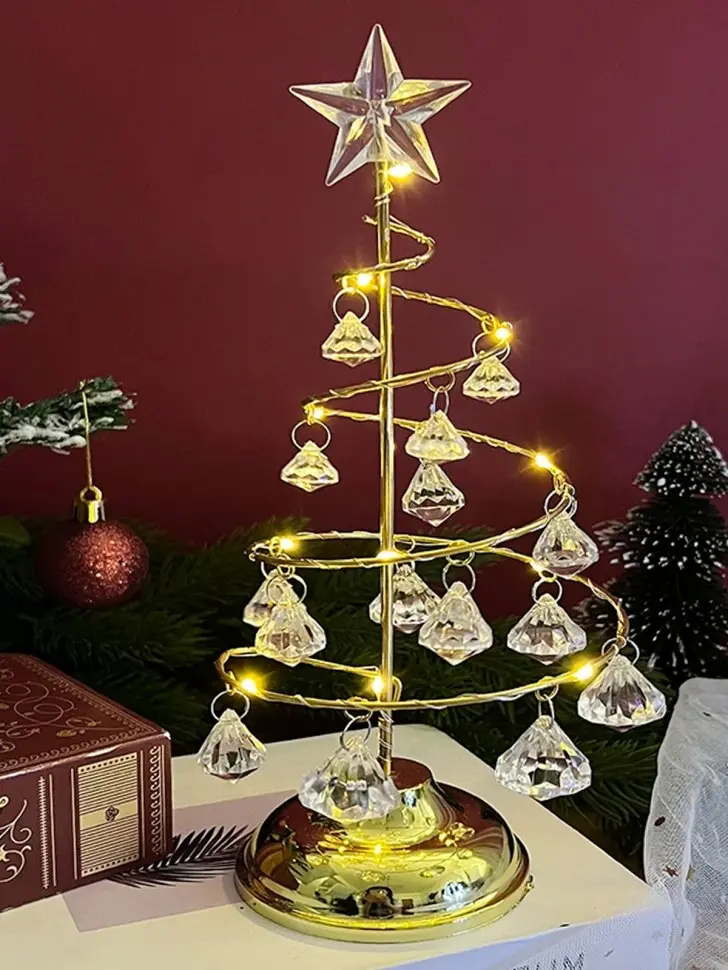 Різдвяна ялинка Usb на новий рік / Різдвяна світлодіодна лампа для прикраси - Зображення 7