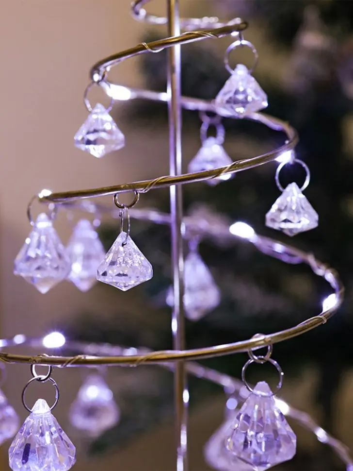 Різдвяна ялинка Usb на новий рік / Різдвяна світлодіодна лампа для прикраси - Зображення 2