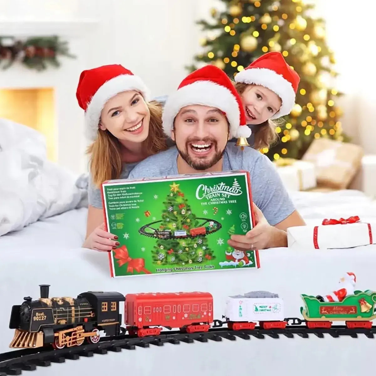 Різдвяний поїзд на ялинку Christmas Train Set - Зображення 3