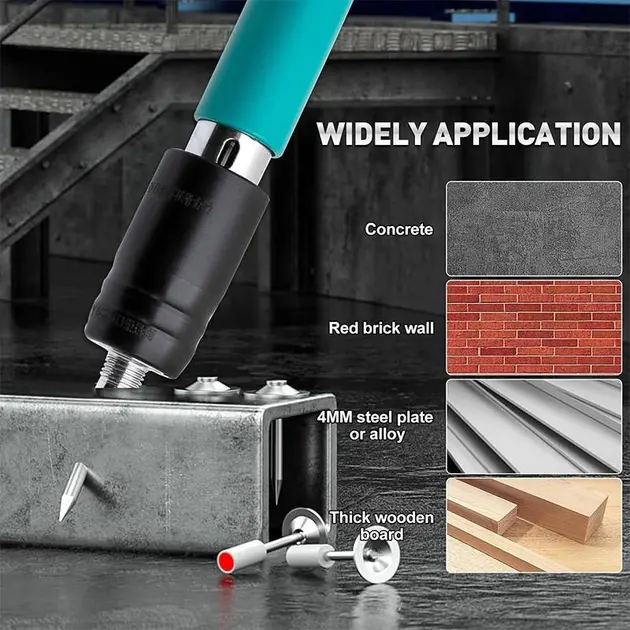 Ручний гвоздозабивний степлер пістолет у пластиковому кейсі The ceiling artifact AND-9 - Зображення 6