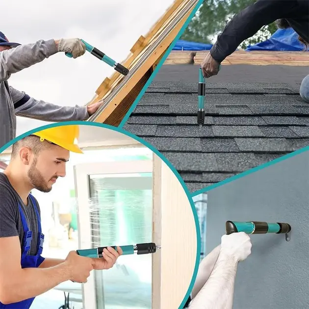 Ручний гвоздозабивний степлер пістолет у пластиковому кейсі The ceiling artifact AND-9 - Зображення 2