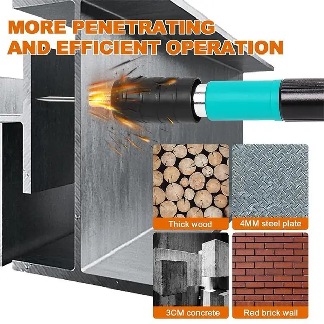 Ручний гвоздозабивний степлер пістолет у пластиковому кейсі The ceiling artifact AND-9 - Зображення 4