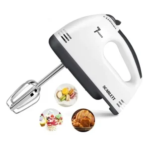 Ручний Міксер Iman електричний з насадкою для збивання яєць, тіста та крему, 7 швидкостей, 260 Вт, ММ-133