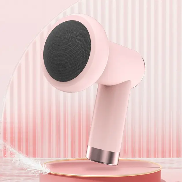 Ручний м'язовий акумуляторний масажер Fascial Gun Vibro Head розслаблюючий масажний антицелюлітний пістолет, 5 насадок - Зображення 3