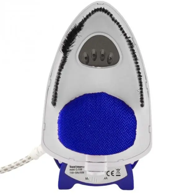 Ручний паровий відпарювач Mini Steam Iron HT-558B - компактна дорожня парова праска зі щіткою - Зображення 6