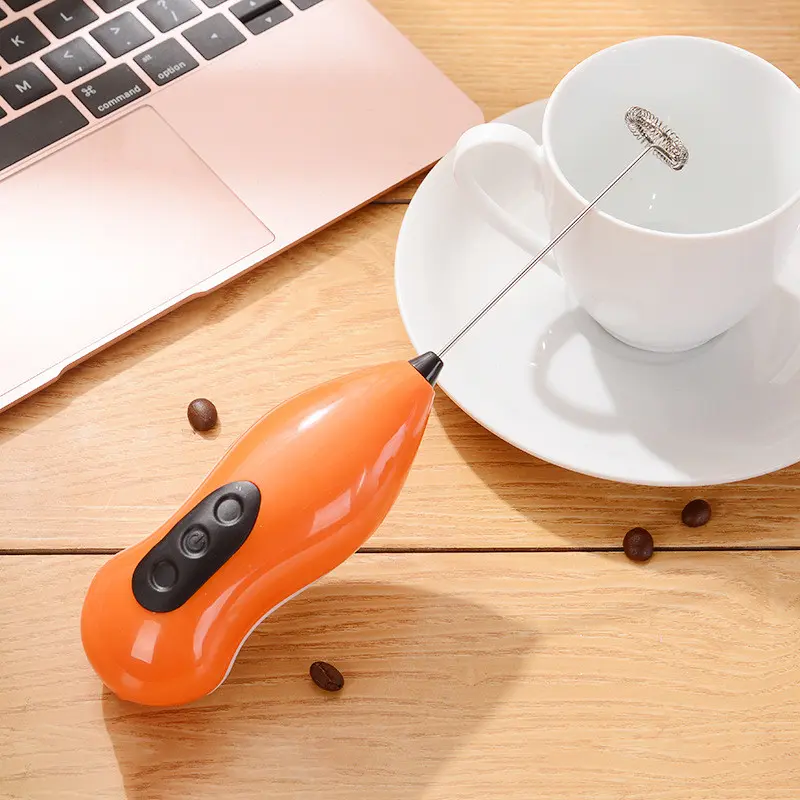 Ручний портативний міні-міксер спінювач для вершків та молока капучинатор - Зображення 2