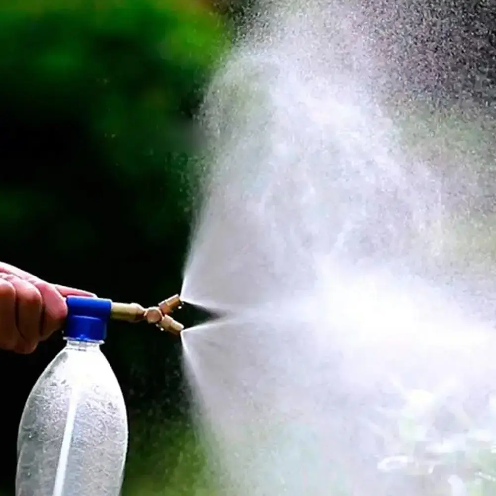 Ручний розпилювач на пляшку для саду з двома головками 38см - Зображення 4