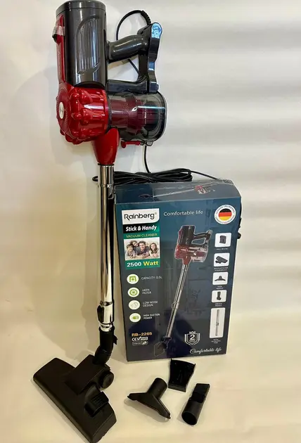 Ручний вертикальний пилосос Rainberg RB-2265 2500W для сухого прибирання - Зображення 2