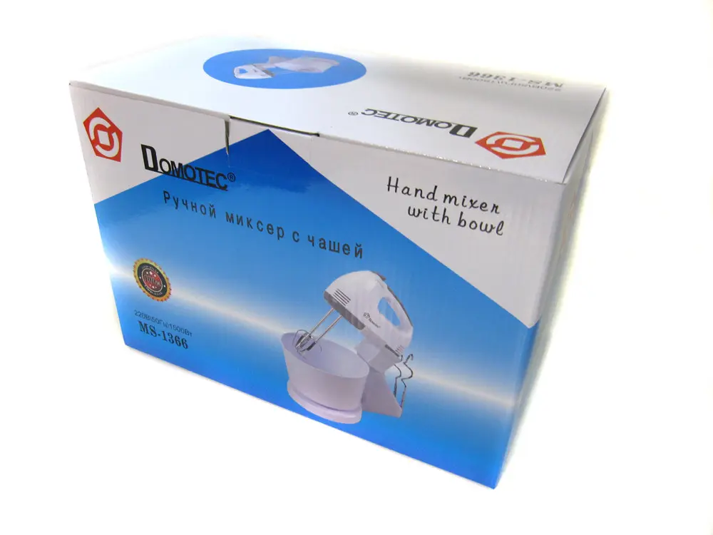 Ручний міксер з чашею Domotec MS-1366 7 швидкостей - Зображення 7